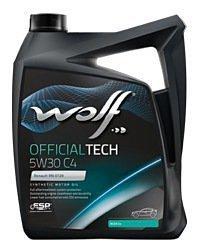 5W30 OFTECH C4 4L, Масло моторное WOLF