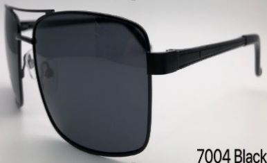 PB7004-1, Солнцезащитные очки в металлической оправе POLARIZED