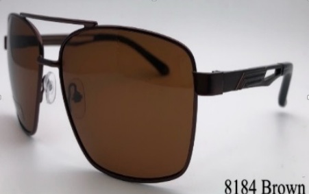 PB8184-4, Солнцезащитные очки в металлической оправе POLARIZED