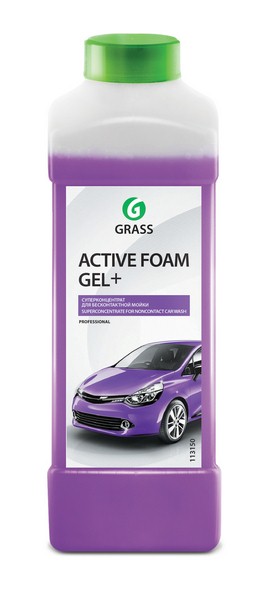 113180, Средство для бесконтактной мойки а/м "Active Foam Gel +" 1 л