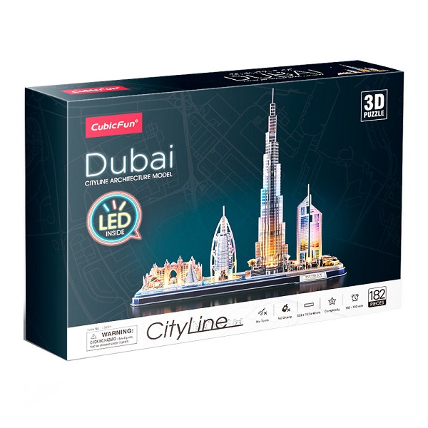 L523h, Пазлы 3D Dubai (Led)
