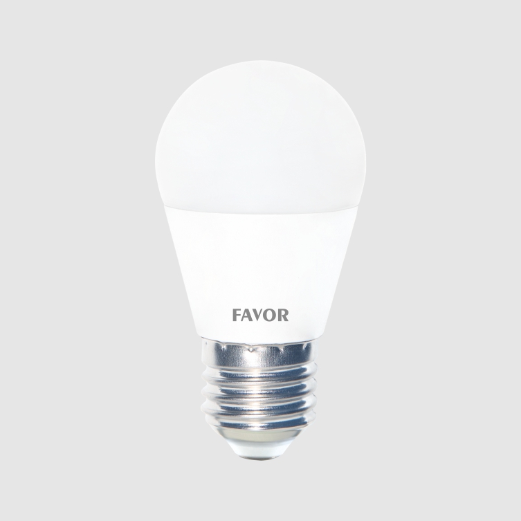 10109033, Светодиодная лампа LED OPTIM G45 8W E27 6500K,
Светодиодная лампа LED OPTIM G45 8W E27 6500K
Мощность (Вт) 8
Эквивал. традиц. (Вт) 55
Напряжение (В) 230V AC
Цветовая температура (K) 6500K
Цвет свечения белый дневной
Световой поток (Лм) 720
Индекс цветопередачи (Ra) 80
Угол рассеивания(°) 210
Цоколь E27
Материал корпуса пластик
Цвет корпуса белый
Время разогрева (с) 1
Время запуска (с) 0.5
Кол-во циклов вкл./ выкл. 20000
Световой поток после 6000 ч (%) 80
Срок службы (ч) 20000
Диаметр (мм) 45
Высота (мм) 88
Совместимость со светорегулятором Нет
Гарантия (мес.) * при бытовом некоммерческом использовании	24