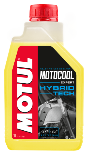 MOTOCOOL EXP -37°C 1L, Антифриз Motul (желтый) (105914) Motul,
Охлаждающая жидкость для мотодвигателей, готовая к применению. Незамерзающая, с антикоррозийным  эффектом. Защита до –37°C
Без нитритов, аминов, фосфатов.