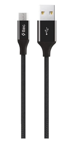 2DK11S, Зарядный кабель USB to Micro 2.4A (1M), Black,
Зарядный кабель USB to Micro 2.4A (1M), Black