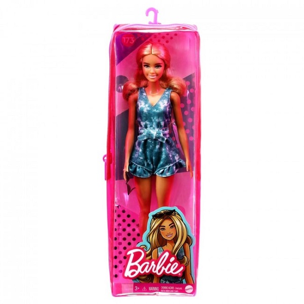 GRB65, Кукла Barbie Модница в комбинезоне,
Кукла Barbie Модница в комбинезоне
Размер товара	12 х 30 х 5 см
Размер коробки	33 x 10 x 5 см
Возрастная Группа	3-6 лет