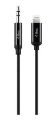 2DK42S, Зарядный кабель AUX 3.5mm to Lightning (1m), Black,
Зарядный кабель AUX 3.5mm to Lightning (1m), Black