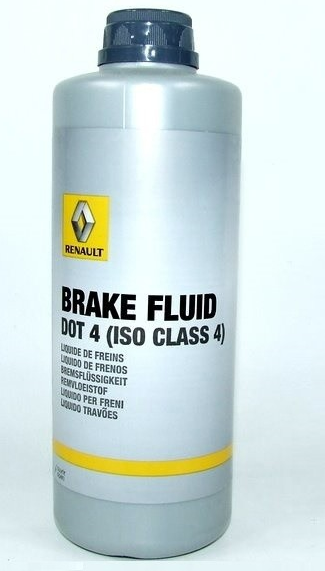 7711575504, Жидкость тормозная Renault(Original) dot 4+, Renault Brake Fluid, 0.5л
