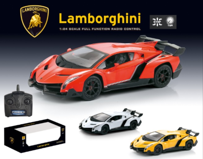866-2425S, Машина 1:24 на пульте управления Lamborghini (в ассортименте),
Машина 1:24 на пульте управления Lamborghini (в ассортименте)
Размер товара 21 х 11 х 8 см
Размер коробки 29 x 13,5 x 10,5 см
Радиоуправляемый Lamborghini  – это потрясающий автомобиль, отличающийся высокими показателями проходимости трассы, проложенной на пересеченной местности. Машинка на радиоуправлении станет отличным подарком для юного любителя гонок. Доступен в 3 цветах.
В комплекте:
машинка
пульт управления