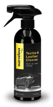 14200, Очиститель кожи и текстиля 500мл,
Очиститель кожи и текстиля 500мл
    Описание продукта
Marvelous Leder und Textilreiniger — это универсальное профессиональное средство для бережной и глубокой очистки всех видов гладкой кожи, искусственной кожи, алькантары, ткани и текстильных покрытий в автомобиле и быту.
    Свойства:
Мощная формула – эффективно удаляет пятна, жир, грязь, остатки пищи и другие повседневные загрязнения
Безопасен для поверхности – не пересушивает кожу, сохраняет её мягкость и эластичность
Восстанавливает внешний вид – освежает и придаёт чистоту текстильным покрытиям и кожаным элементам
Без следов и разводов – не оставляет пятен после высыхания
Универсальность – подходит как для интерьера автомобиля, так и для домашнего применения (мебель, кресла, сиденья и др.)
    Область применения:
Кожаные сиденья и подголовники
Тканевые обивки и коврики
Рулевое колесо и дверные панели
Домашняя мебель (диваны, стулья и др.)
    Способ применения:
Встряхните флакон перед использованием
Распылите средство на загрязнённую поверхность
Оставьте на 10–20 секунд
Протрите чистой влажной тканью или губкой
При необходимости — повторите обработку.