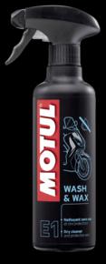 E1 Wash & Wax, Сухое чистящее средство для мотоциклов 400мл (102996) Motul