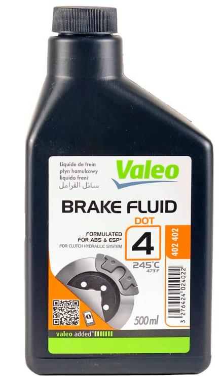 402402, Lichid de frana DOT 4,
DOT specification: DOT 4, Chemical Properties: Synthetic, Content [litre]: 0,5, Dry Boiling Point [°C]: 245, Packing Type: Bottle
VALEO Brake Fluid systeme DOT 4 is formulated for vehicles with ABS, ESP & hydraulic clutch system, Homologated formula
VALEO PRODUCT: Excellent quality with performance equal or higher than standards (boiling point & viscosity)
Valeo has committed to achieving carbon neutrality by 2050 and will have already reached 45% of its objective by 2030. It's for that you can use & re use our packaging
Valeo is focusing on production processes that have less impact on the environment, biodiversity, waste treatment and distribution processes.